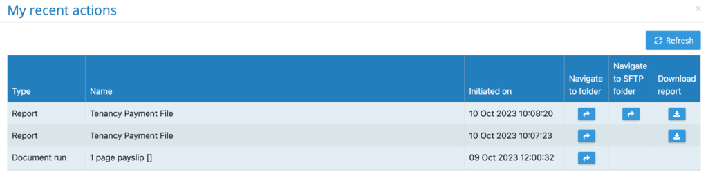 A blue and white stripe

Description automatically generated